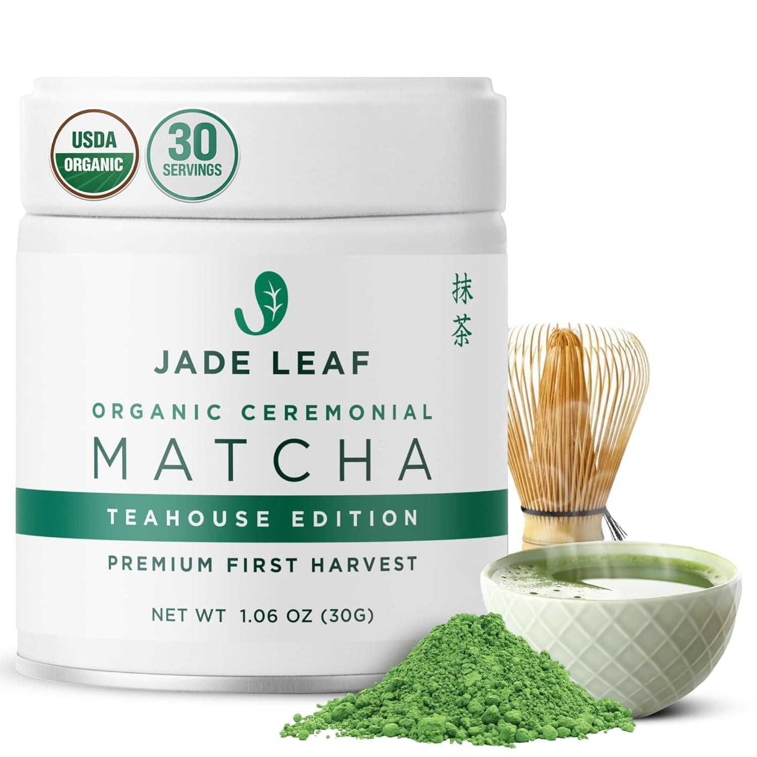 Jade Leaf ceremonial grade matcha 30g tin